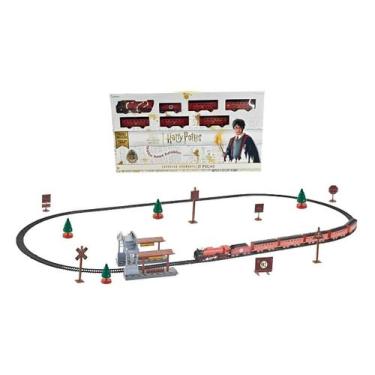 Imagem de Trem Ferrovia Harry Potter Expresso Hogwarts 37 Pçs Candide