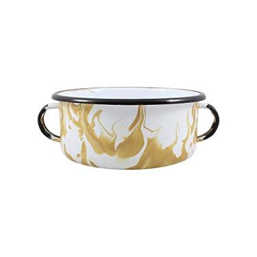 Imagem de Consomê Esmaltado Marmorizado Marrom - 600ml - Ewel