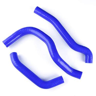 Imagem de LUXERAD Kit de mangueira de radiador de refrigeração de silicone para KAWASAKI KLR650 1987-2007 3 camadas 4,5 mm