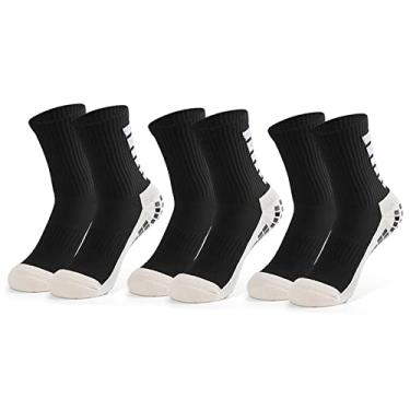 Imagem de ANMM Meias antiderrapantes masculinas de futebol Meias atléticas de compressão para basquete Futebol Voleibol Corrida Trekking Caminhada