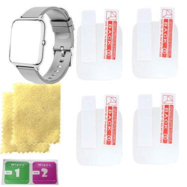 Imagem de Protetor de tela octelect para motast smart watch fitness tracker tela de toque de 1.4 polegadas com 4 peças em um pacote
