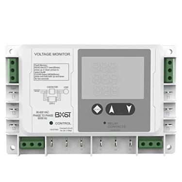 Imagem de BXST BX-V178 Relé doméstico controlado por monitor de tensão trifásico Protetor de tensão LCD Set/Adjust Button
