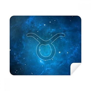 Imagem de Pano de limpeza Starry Night Taurus Zodíaco Constelação Limpador de tela 2 peças Tecido de camurça