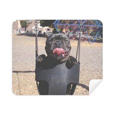 Imagem de Limpador de tela Bulldog para fotografia de animais de estimação, 2 peças, tecido de camurça