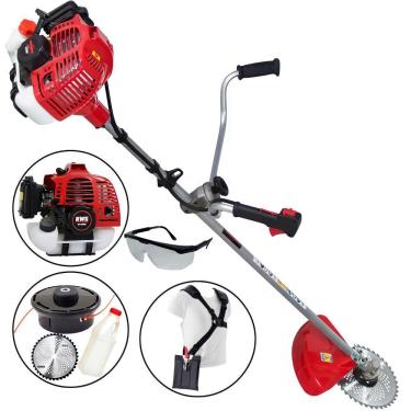 Imagem de Roçadeira Premium Kawashima KW4300L Motor M4300 43cc Com Lâmina de Vídia Ideal para Manutenção dos Jardins, Praças e Rodovias