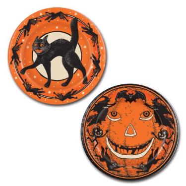 Imagem de Beistle Pratos redondos de Halloween, 22,8 cm (9 polegadas),