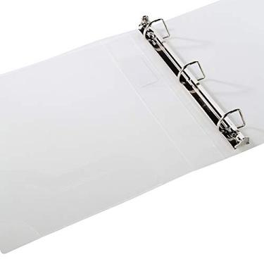 Imagem de Filexec Produtos Fichário de 3 anéis de 3 cm, anel D, transparente, pacote com 2, (50302-62233)