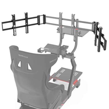 Imagem de Extreme Simracing ADD-ON Para TV/Monitor 3 Telas De até 32 Polegadas Wide16:9, Cockpit Simulador e Suporte Para Volantes