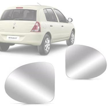Imagem de Lente Com Base Retrovisor Renault Clio 2012 13 14 2015 2016