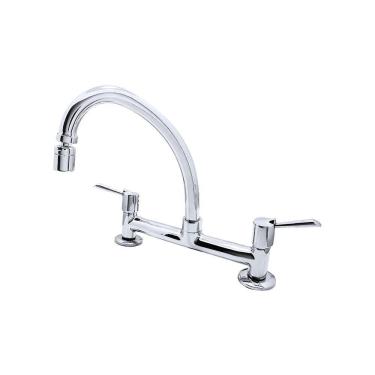 Imagem de Misturador para Água Quente e Fria para Cozinha Acionamento 1/4 de Volta Modelo Bancada Bognar