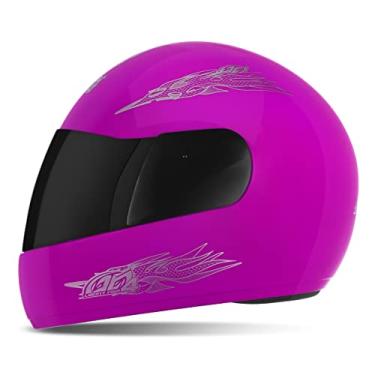 Imagem de CAPACETE FECHADO PRO TORK LIBERTY 4 SOLID ROSA TAM. 60 VIS. FUMÊ