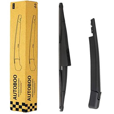 Imagem de AUTOBOO 9L1Z17526A substituição para Ford Expedition Lincoln Navigator 2009-2016 para-brisa traseiro conjunto de lâmina de braço de limpador de para-brisa - peças de acessórios de substituição de fábrica OEM