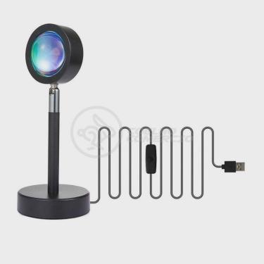 Imagem de Mini Ring Light Sunset Projetor Lâmpada Tiktok Usb Sol