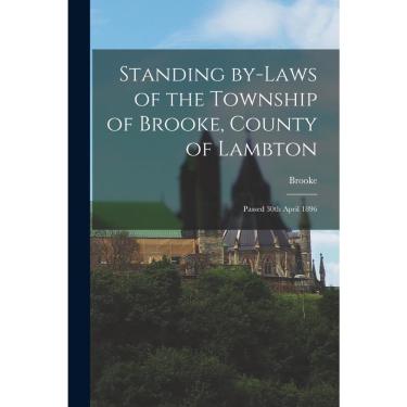 Imagem de Standing By-laws of the Township of Brooke, County of Lambt
