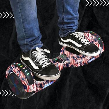 Imagem de Hoverboard Esporte Skate Elétrico Adesivo America - Usa Nº23