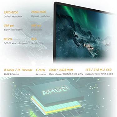 Imagem de VGOLY GPD WIN Max 2 Mini Gaming Laptop, 10,1 polegadas, 32 GB + 2 TB, Windows 11 AMD Ryzen 7 6800U Octa Core até 4,70 GHz, Suporte Wi-Fi 6 e BT e Hall Joystick