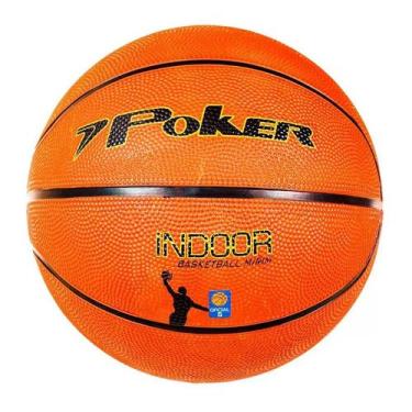 Imagem de Bola Basquete Poker Oficial Mirim Indoor