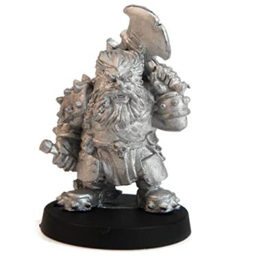 Imagem de Stonehaven Dwarf Berserker Miniature Figure (for 28mm Scale Table Top War Games) - Made in USA