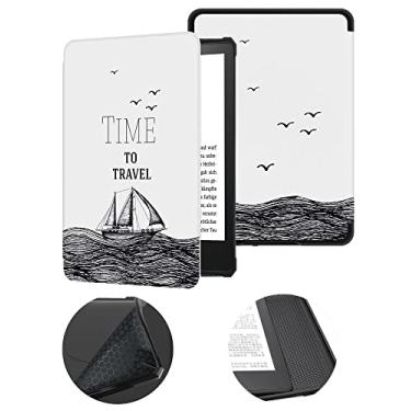 Imagem de Capa macia para Kindle 11ª geração lançada apenas em 2022, capa protetora à prova d'água com ativação automática (não serve para Kindle Paperwhite 11ª ou Kindle 10ª 2019)