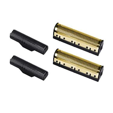 Imagem de KEMEI Cabeças de substituição para barbeadores elétricos masculinos, lâminas de cortador de barbear elétrico, cabeças de substituição KM-2028