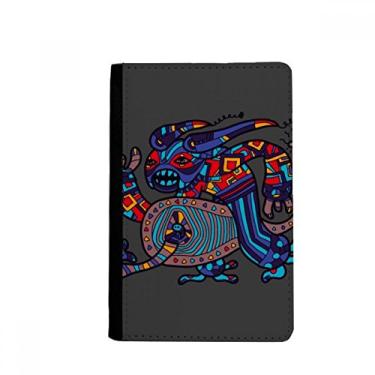 Imagem de Porta-passaporte Universo e Monstro Alienígena Notecase Burse Carteira Capa Cartão, Multicolor