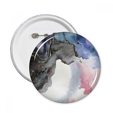 Imagem de Aquarela abstrata sombreamento pinos redondos crachá botão emblema acessório decoração 5 peças