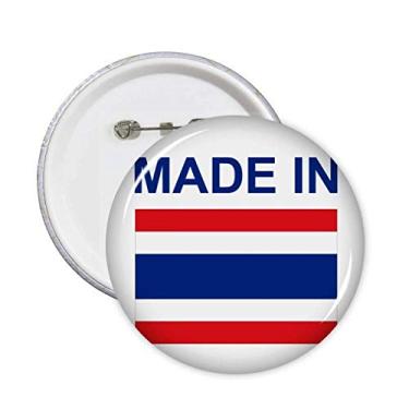 Imagem de Feito na Tailândia Country Love alfinetes redondos emblema botão decoração acessório 5 peças