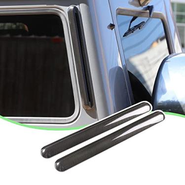 Imagem de PIUGILH Guarnição de ventilação da janela traseira do carro apto para Mercedes Benz G Wagon W464 G Class W463 G500 G550 G63 G65 2004-2022, 1 conjunto de 2, acessórios externos