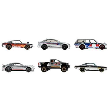 Imagem de Carrinhos Zamac Coleção Exclusiva C/ 6 Miniaturas Hot Wheels
