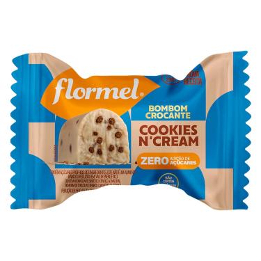 Imagem de Bombom Flormel Cookies N'Cream Zero Açúcar com 12g 12g
