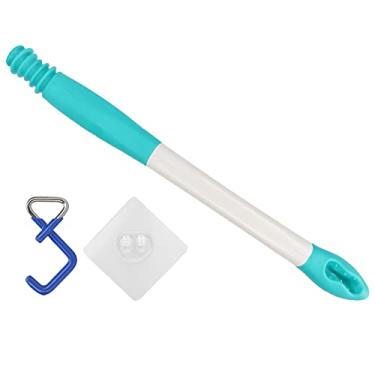 Imagem de Ferramentas de auxílio para vaso sanitário de 40 cm, pano confortável de longo alcance, estende seu alcance de papel higiênico ou lenços pré-umedecidos