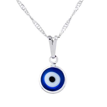 Imagem de Colar com Olho Grego 8 mm - Sunshine Cristais