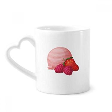 Imagem de Caneca de cerâmica de café com bola de sorvete rosa de uva da Strawberry