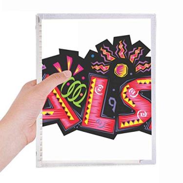 Imagem de Caderno com slogan de salsa rosa do México Culture Elment