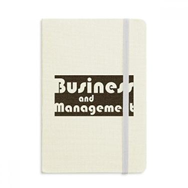 Imagem de Caderno preto oficial da Major Business And Management com capa dura de tecido