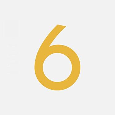 Imagem de Placa de casa flutuante 3D de 6,96 cm, número 0-9 letra A-Z e símbolo de traço, placa de cobre puro, alfabeto digital para casa ao ar livre, quarto de hotel, dourado, antiferrugem, durável