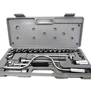 Imagem de Jogo De Soquetes Com 24 Pcs 8 A 32mm Encaixe 1/2 Pol