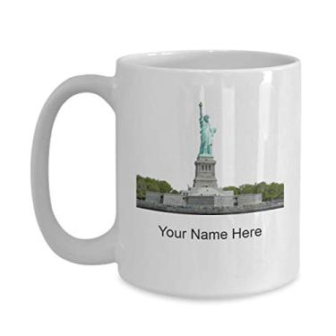 Imagem de Caneca Estátua da Liberdade Personalizada - Caneca de Café Estátua da Liberdade - Ideia de Presente Estátua da Liberdade - Caneca de Café Personalizada - Caneca de Café de 425 g
