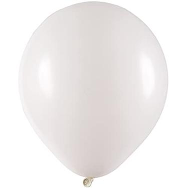 Imagem de Balão de Látex Branco - 12 Polegadas - 24 Unidades
