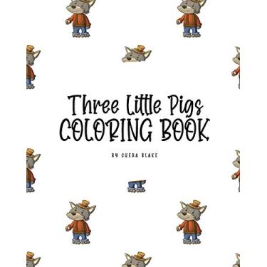 Imagem de Three Little Pigs Coloring Book for Children (8x10 Coloring Book / Activity Book)