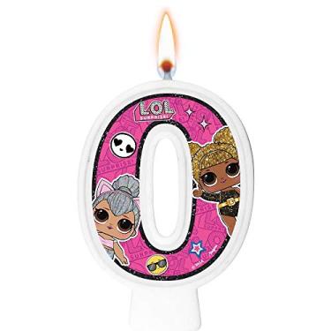 Imagem de Vela Numeral Lol Surprise Numero 0 01 Un.