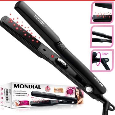 Imagem de Prancha Chapinha Tourmaline Ceramic Mondial Íon Cabo 360°