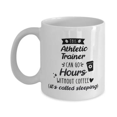 Imagem de Caneca de café para treinador atlético, presente para treinador atlético, presente para treinador atlético, presentes para amigos, presente de agradecimento para treinador atlético, ideia de presente de aniversário de Natal (325 ml)