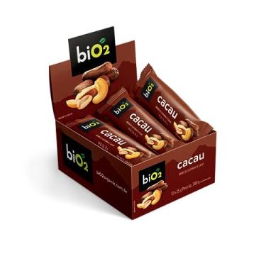 Imagem de biO2 Display Barra de Castanhas e Frutas Nuts Cacau, 12 unidades de 25 g, Vegana e sem Glúten