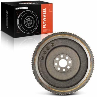 Imagem de A-Premium Volante de embreagem compatível com Toyota Corolla 1998-2008, Matrix 2003-2008, Celica, MR2 Spyder 2000-2005 e Chevrolet Prizm 1998-2002, 1,8L, transmissão manual, 8 furos de parafuso, 106