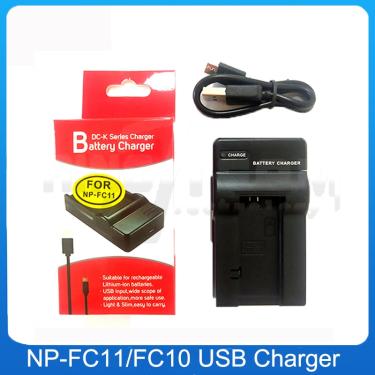 Imagem de NP-FC11 fc10 usb carregador de bateria para sony cyber-shot dsc p2 p3 p5 p7 p8 p9 câmeras