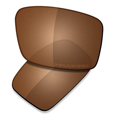 Imagem de SAUCER Lentes de substituição premium para óculos de sol Oakley Twitch de alta definição – Marrom âmbar polarizado