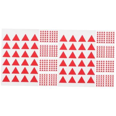 Imagem de LALAFINA 576 Peças adesivos ção de adesivos etiquetas de rotulagem etiquetas adesivas faça você mesmo adesivo de rótulos decalques da etiqueta do triângulo etiqueta ção