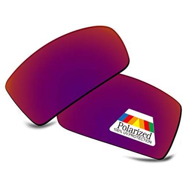 Imagem de Bwake Lentes de reposição para óculos de sol Oakley Gascan - roxo framboesa polarizado
