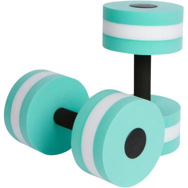 Imagem de Trademark Innovations Halteres leves para exercícios aquáticos - conjunto de 2 espumas - para hidroginástica (azul-petróleo)